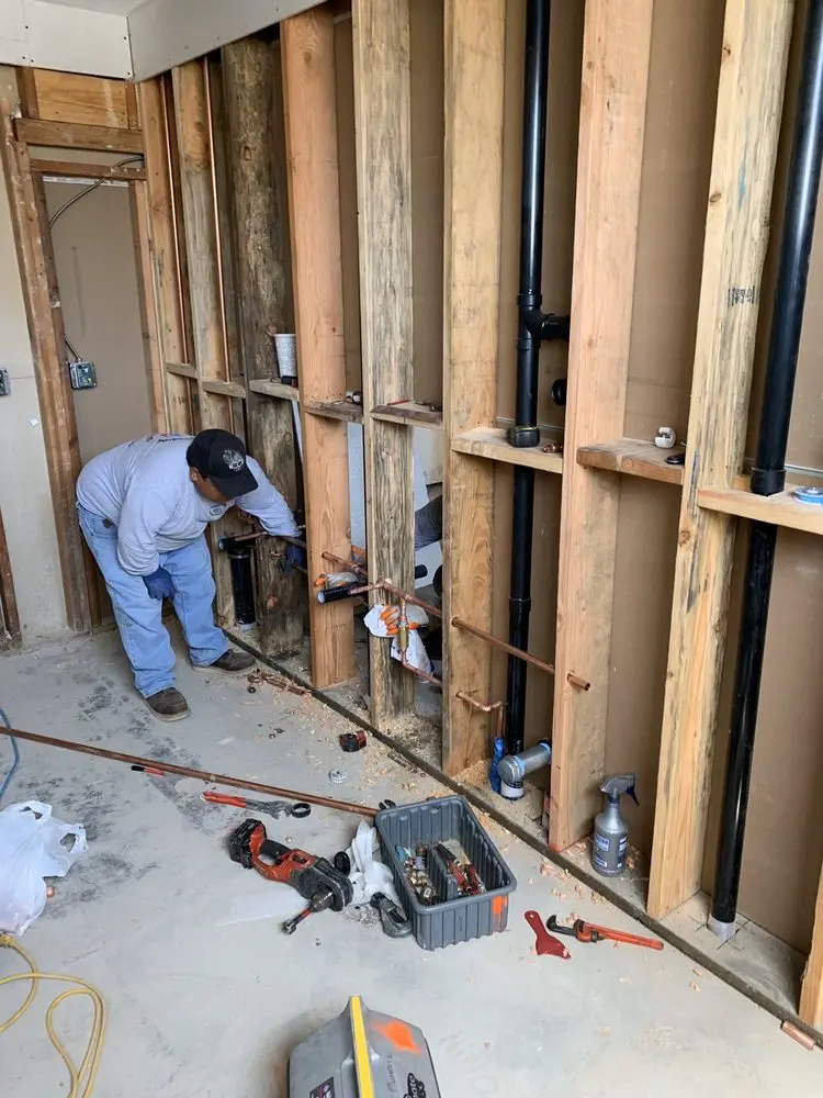 Commercial rough-in plumbing for Water Heater Replacement in Minnehaha